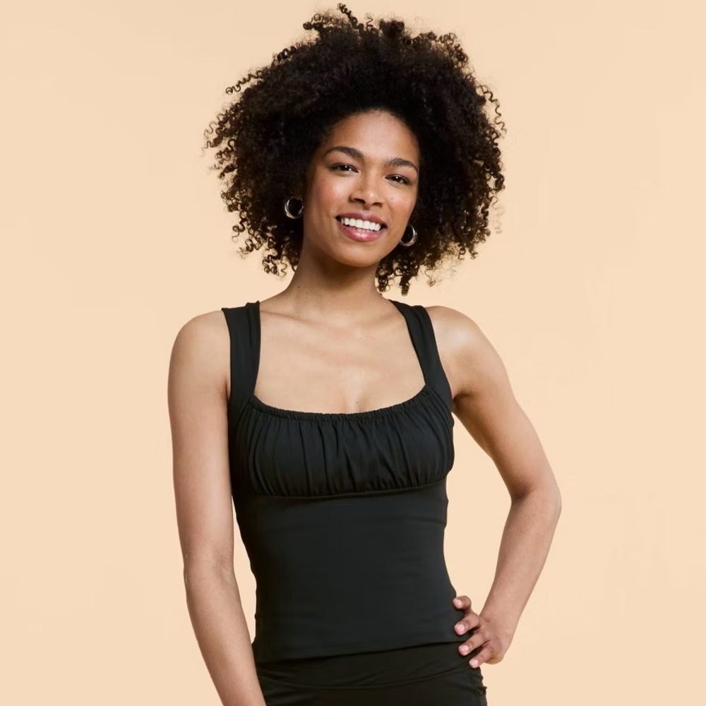 Blogilates Women's Bow Back Tank Top Black XS